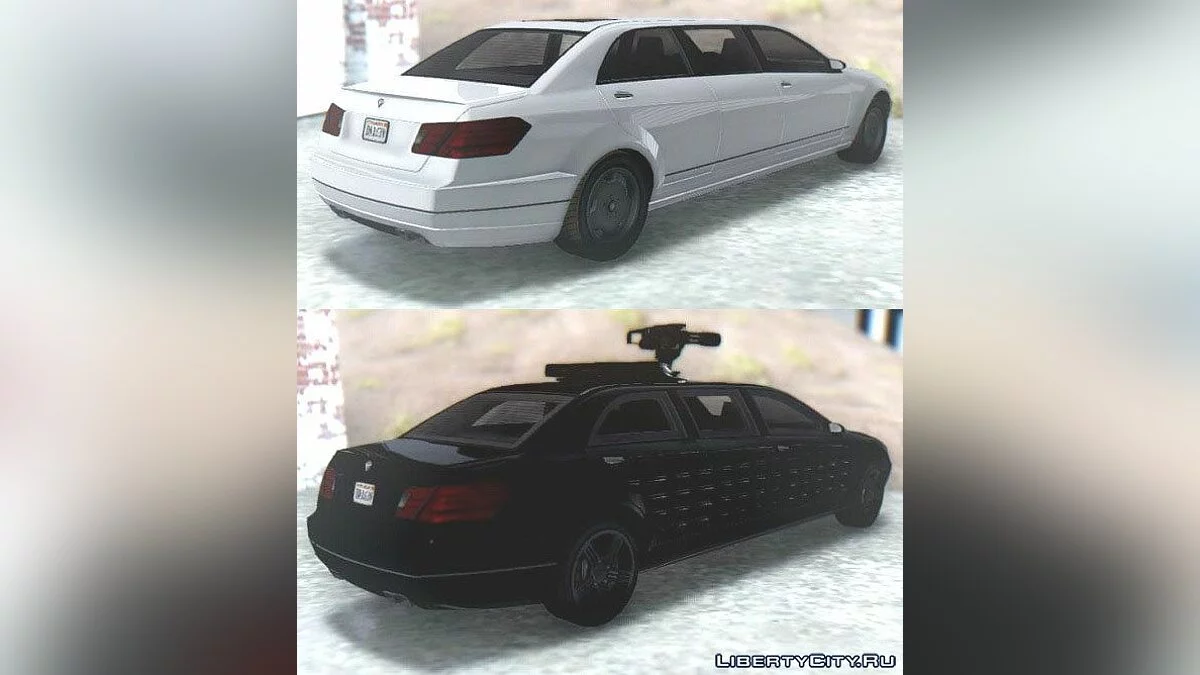 GTA IV/V Benefactor Stretch E & Turreted / GTA San Andreas