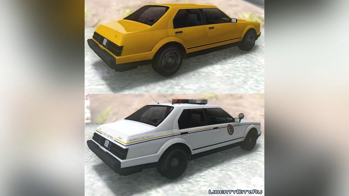 GTA V Albany Esperanto & Police Roadcruiser / GTA San Andreas