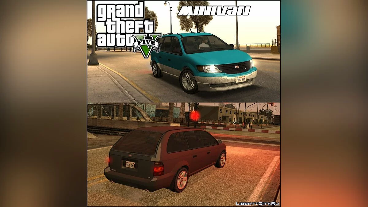 GTA V Vapid Minivan / GTA San Andreas