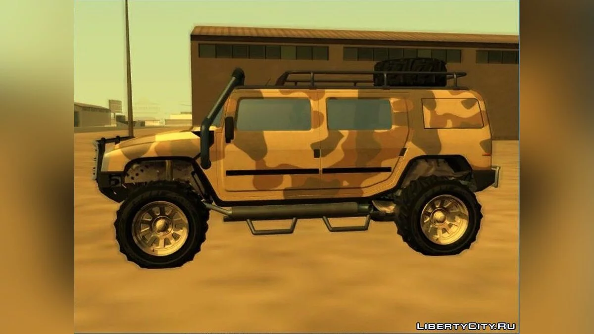 باتريوت بتصميم تمويه من GTA 5 / جي تي إيه سان أندرياس