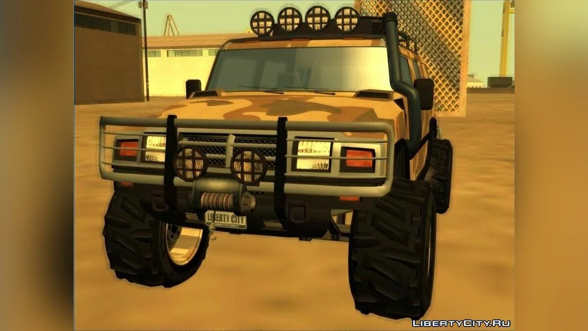 باتريوت بتصميم تمويه من GTA 5 / جي تي إيه سان أندرياس