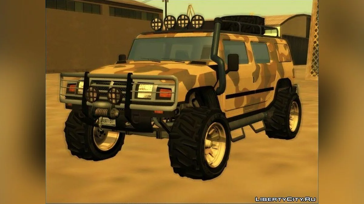 باتريوت بتصميم تمويه من GTA 5 / جي تي إيه سان أندرياس