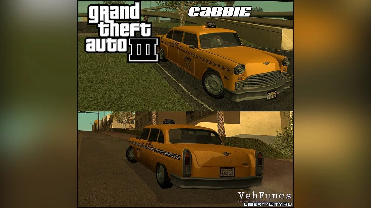Declasse Cabbie de GTA 3 / GTA San Andreas