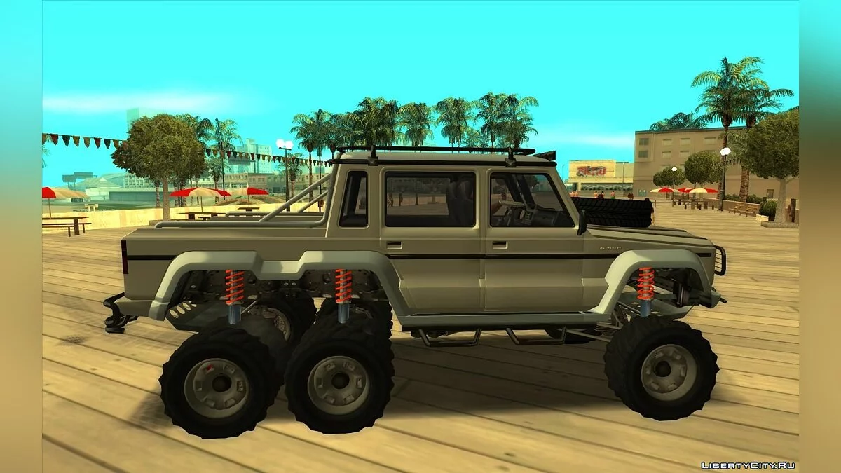 GTA 5 Benefactor Dubsta 6x6 [Only vehfuncs] / GTA San Andreas