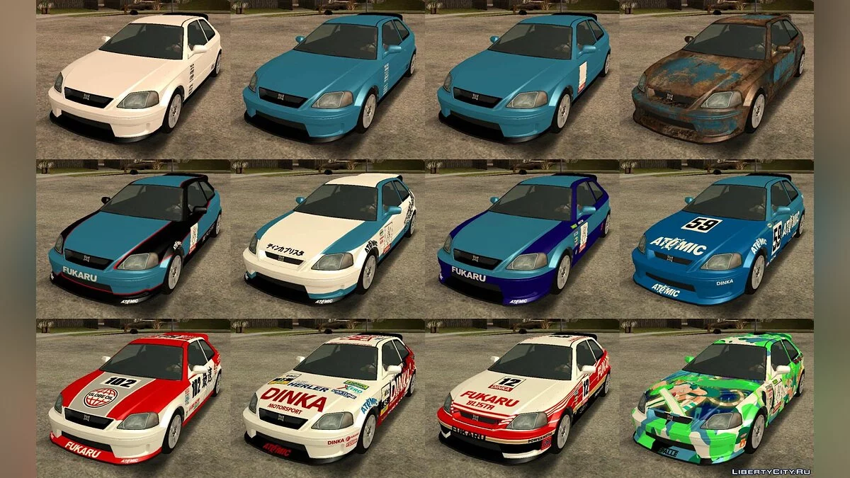 GTA V Dinka Blista Kanjo [Tunable] / GTA San Andreas