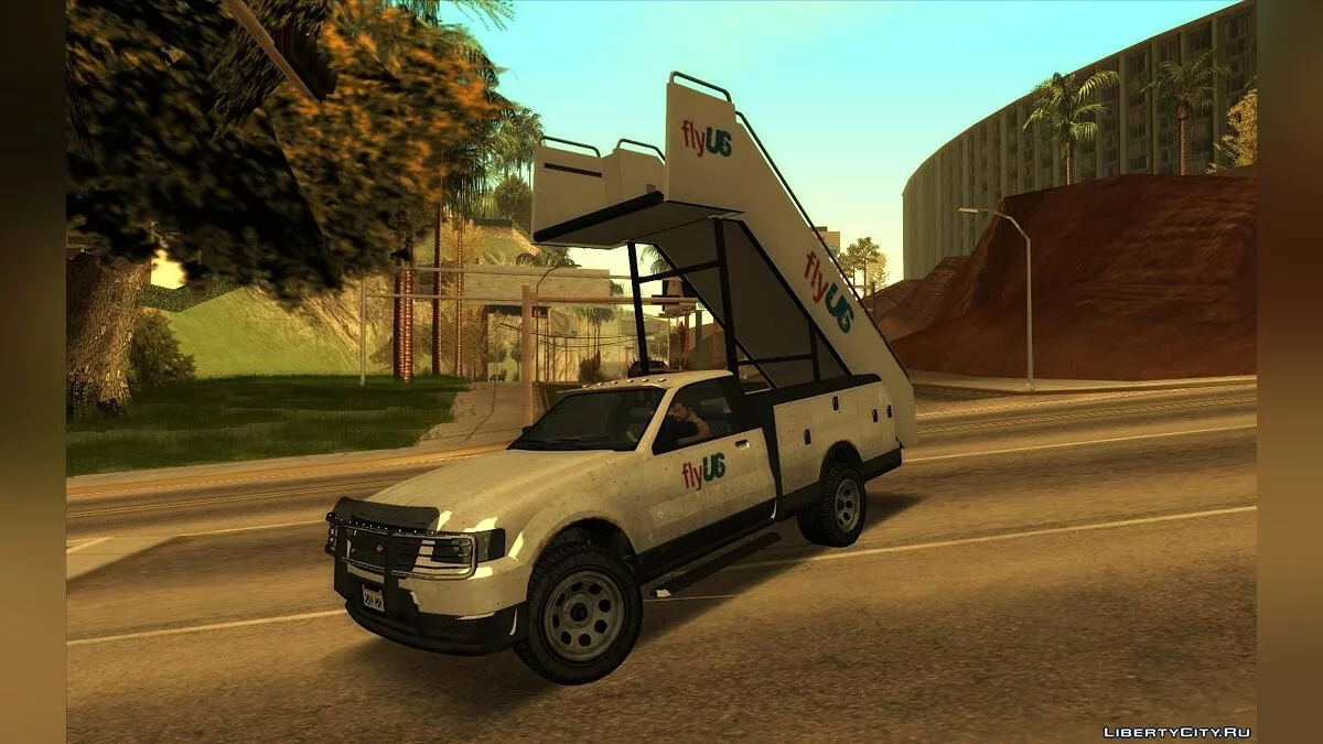 GTA 5 Vapid Utility Flughafen Treppen / GTA San Andreas