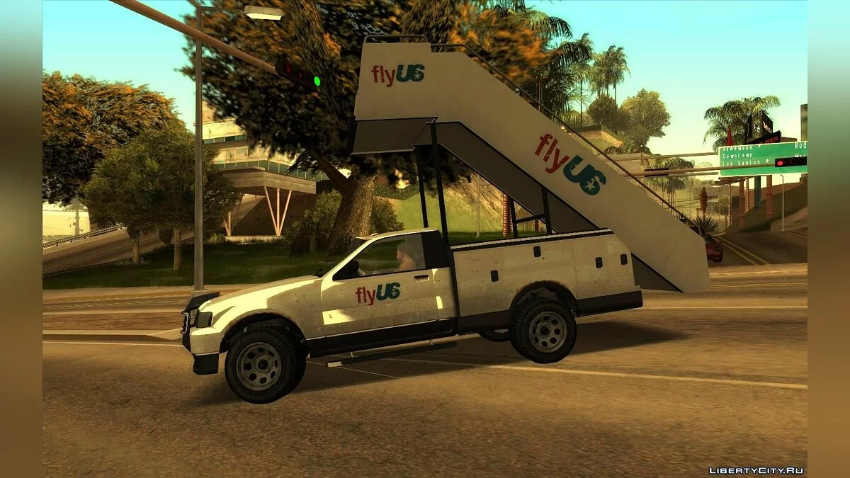 GTA 5 Vapid Utility Flughafen Treppen / GTA San Andreas