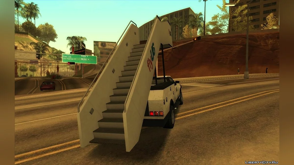 GTA 5 Vapid Utility Flughafen Treppen / GTA San Andreas