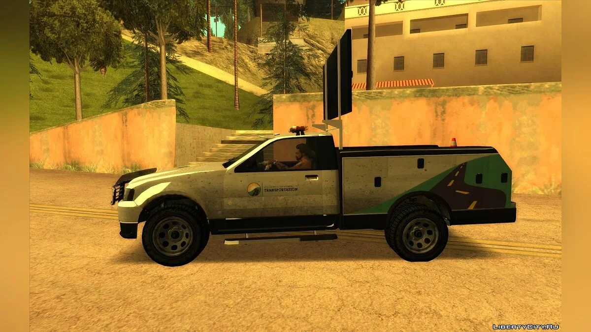 GTA 5 Vapid Utility Arrow Board LSDOT / GTA San Andreas