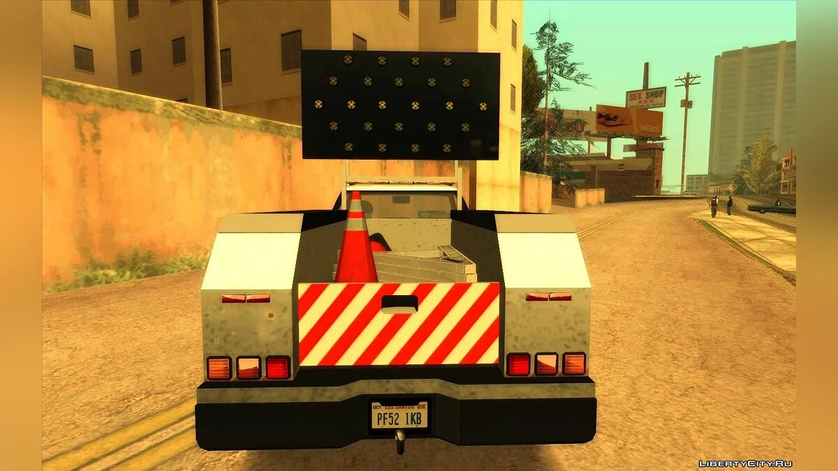 GTA 5 Vapid Utility Arrow Board LSDOT / GTA San Andreas