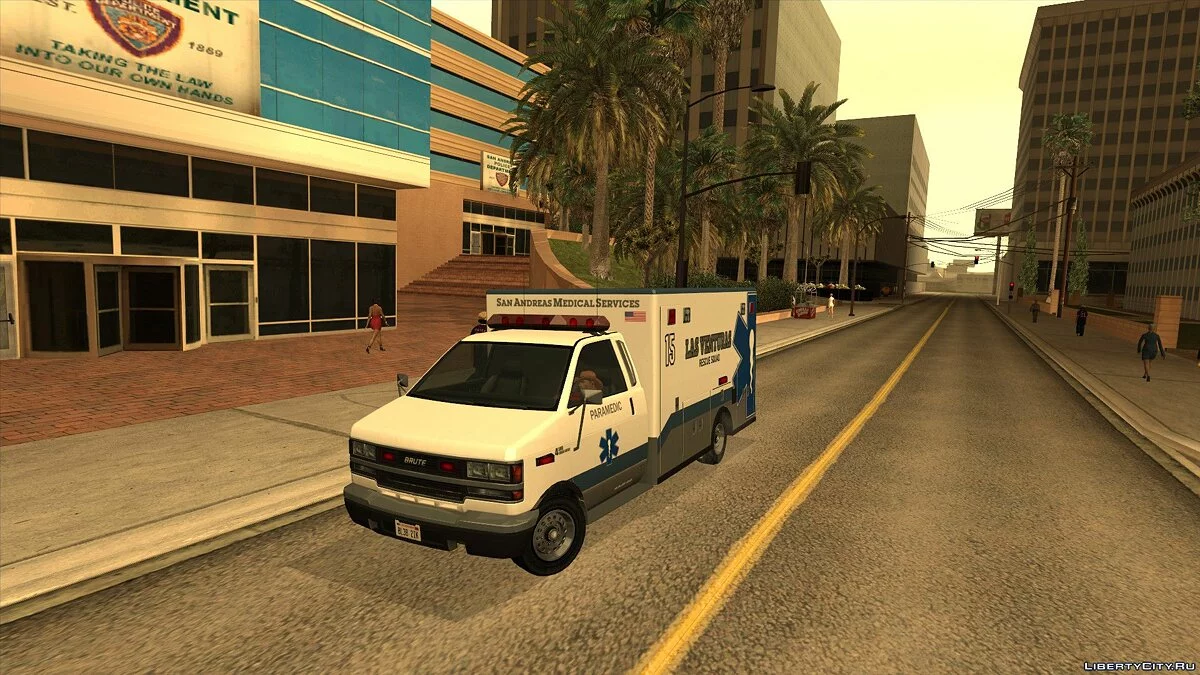 Brute Ambulance from GTA 5 / GTA San Andreas
