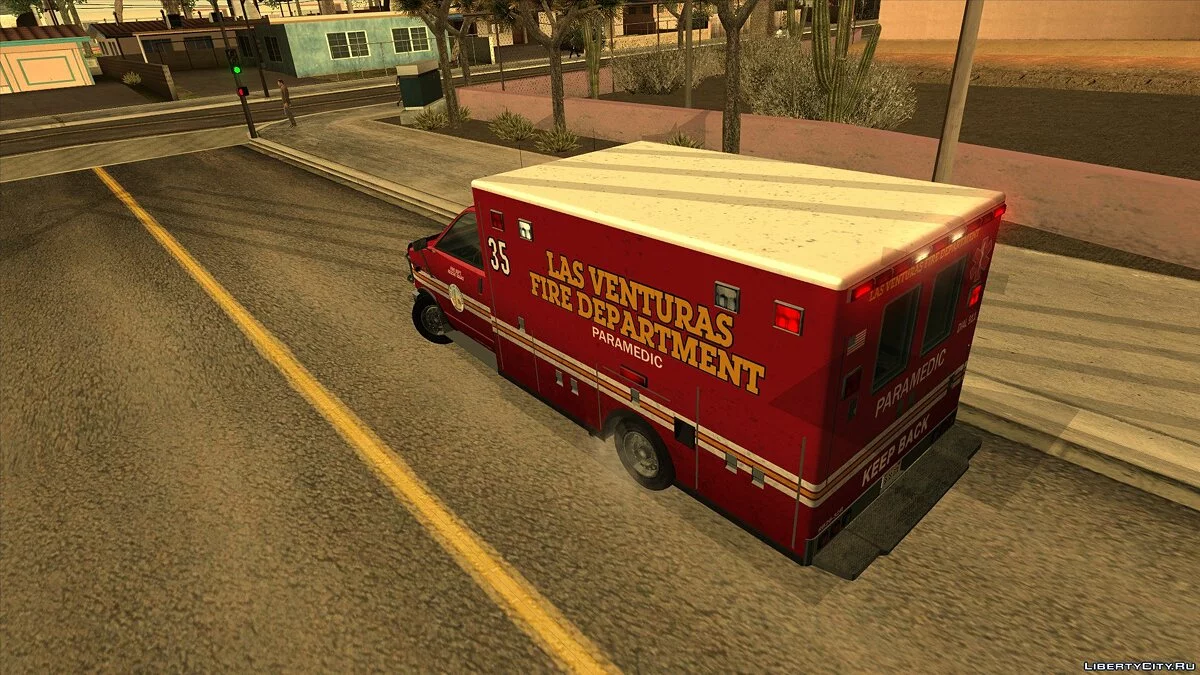 Brute Ambulance from GTA 5 / GTA San Andreas