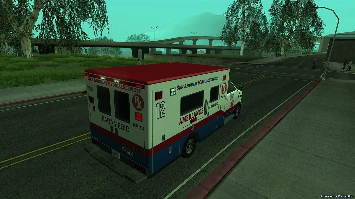 Brute Ambulance from GTA 5 / GTA San Andreas