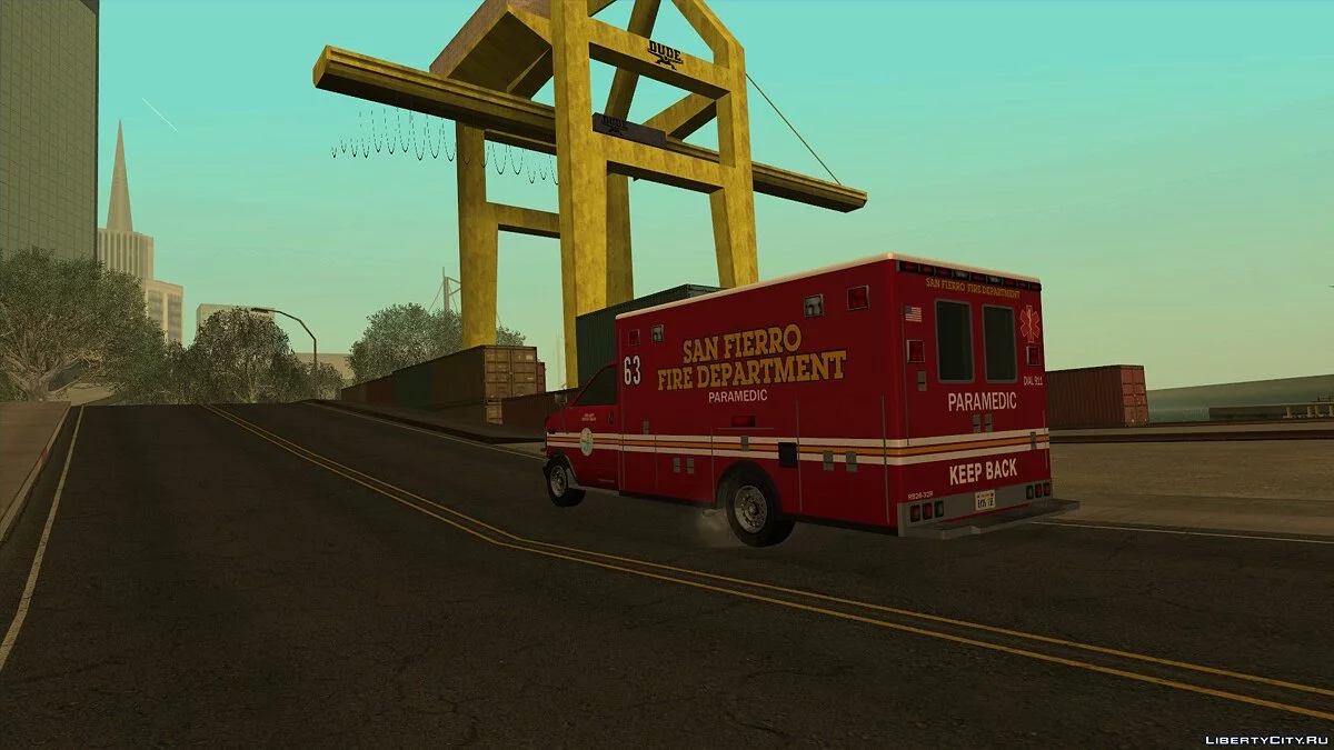 Brute Ambulance from GTA 5 / GTA San Andreas