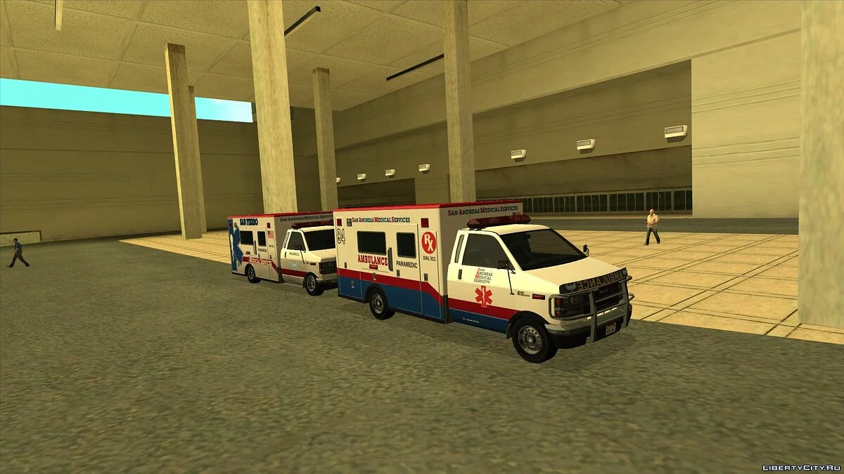 Brute Ambulance from GTA 5 / GTA San Andreas