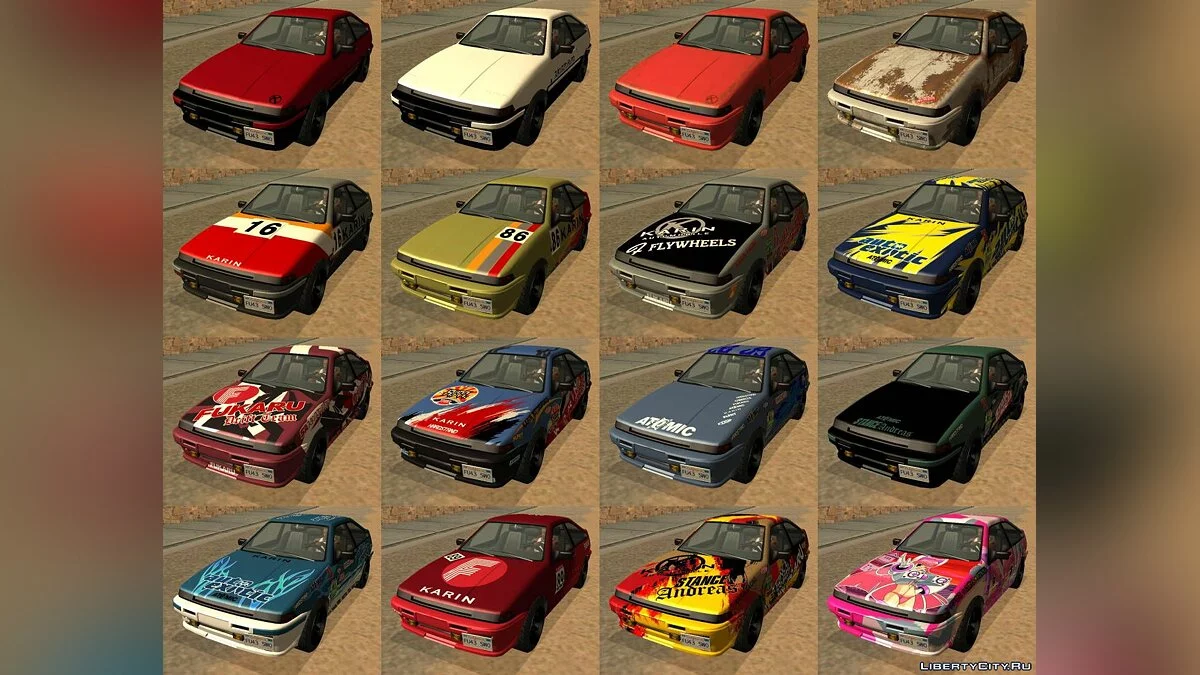 GTA V Karin Futo GTX [Réglable] / GTA San Andreas