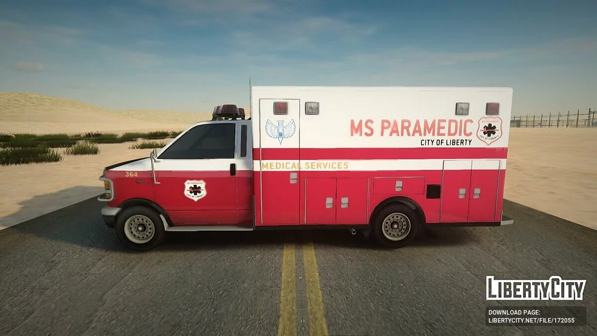 GTA 4 Brute Ambulance / GTA San Andreas