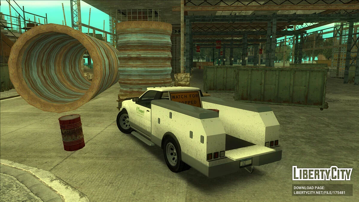 GTA 5 Vapid Utility Truck / GTA San Andreas