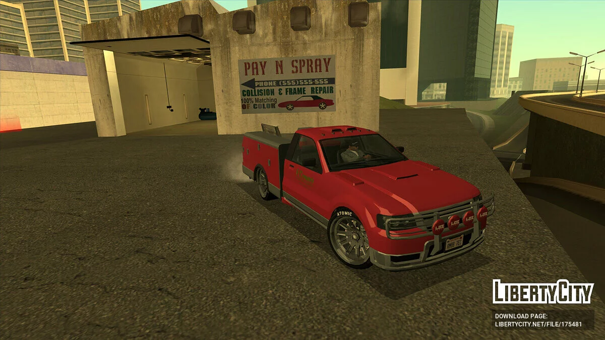 GTA 5 Vapid Utility Truck / GTA San Andreas