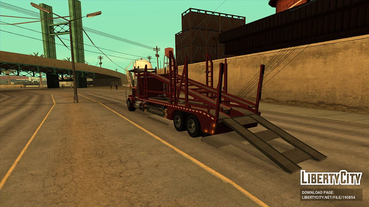 GTA 5 MTL Flatbed Car Hauler / GTA San Andreas