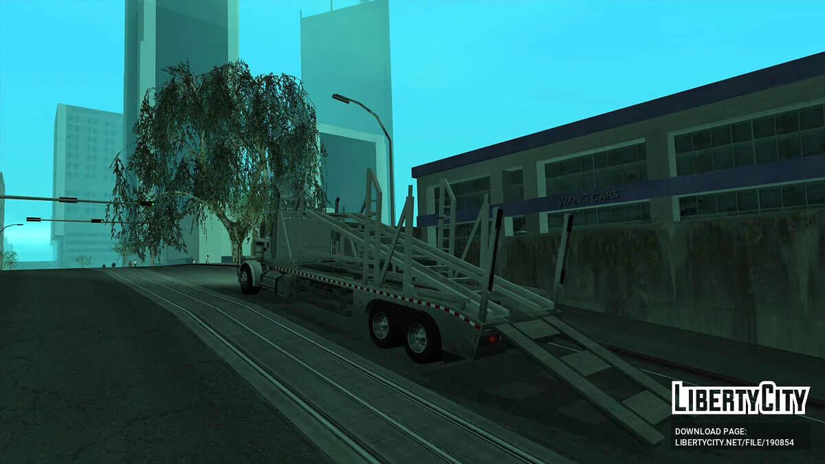 GTA 5 MTL Flatbed Car Hauler / GTA San Andreas