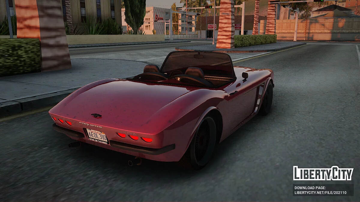 Invetero Coquette BlackFin v2 GTA 5 Plate / GTA San Andreas