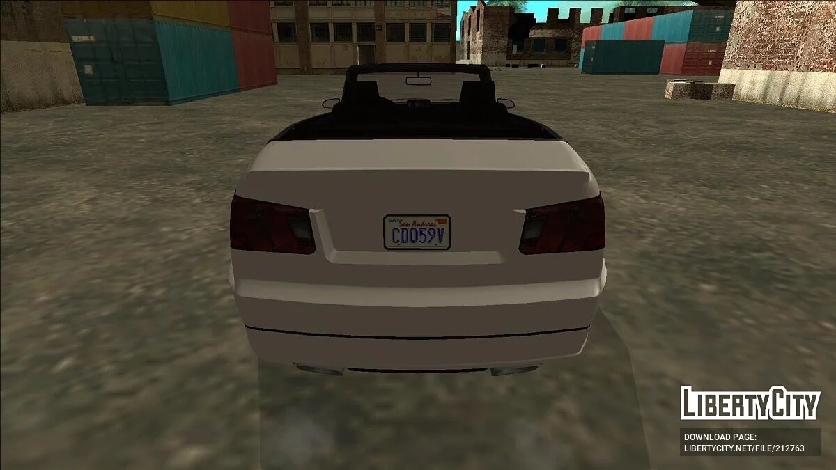 GTA 5 Benefactor Schafter Convertible / GTA San Andreas