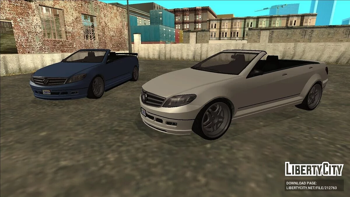 GTA 5 Benefactor Schafter Convertible / GTA San Andreas