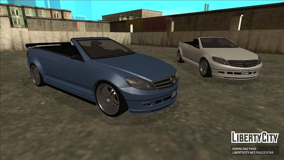 GTA 5 Benefactor Schafter Convertible / GTA San Andreas