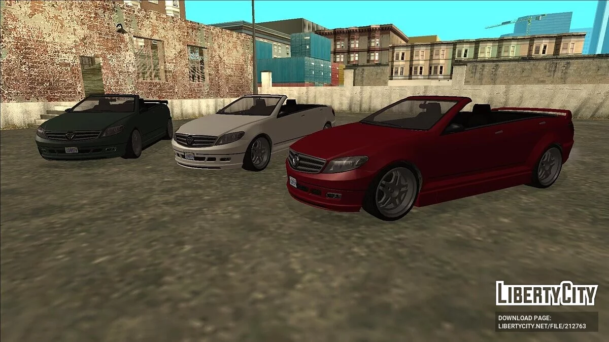 GTA 5 Benefactor Schafter Convertible / GTA San Andreas