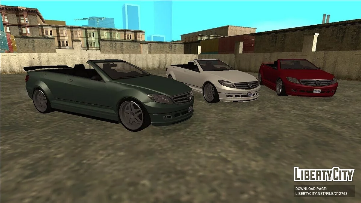 GTA 5 Benefactor Schafter Convertible / GTA San Andreas