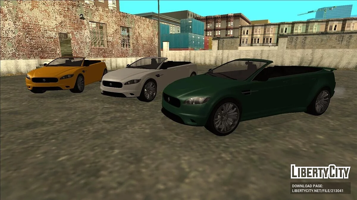 GTA 5 Ocelot Jackal Convertible / GTA San Andreas
