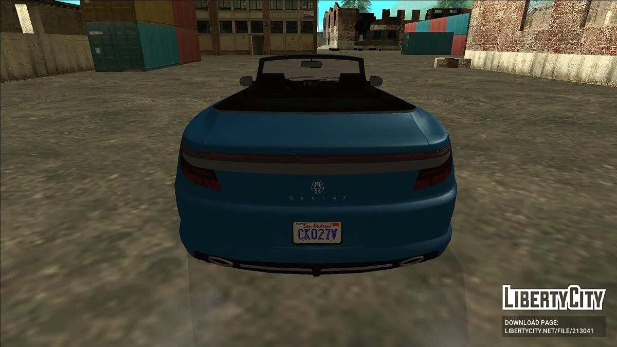 GTA 5 Ocelot Jackal Convertible / GTA San Andreas