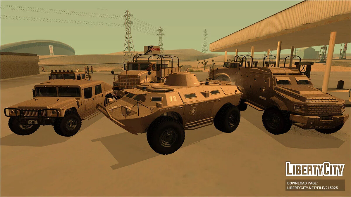 GTA 5 HVY APC / GTA San Andreas