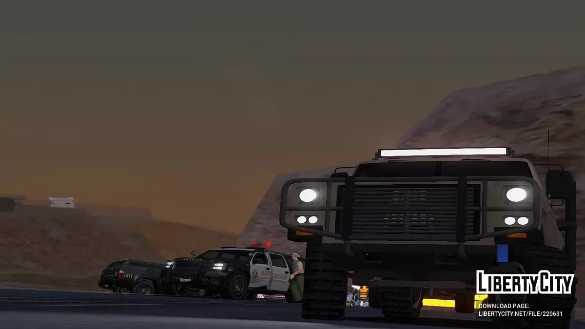 Mammoth Patriot Military (GTA V / Online) [HD Unvierse Style] [Only Vehfuncs] / GTA San Andreas