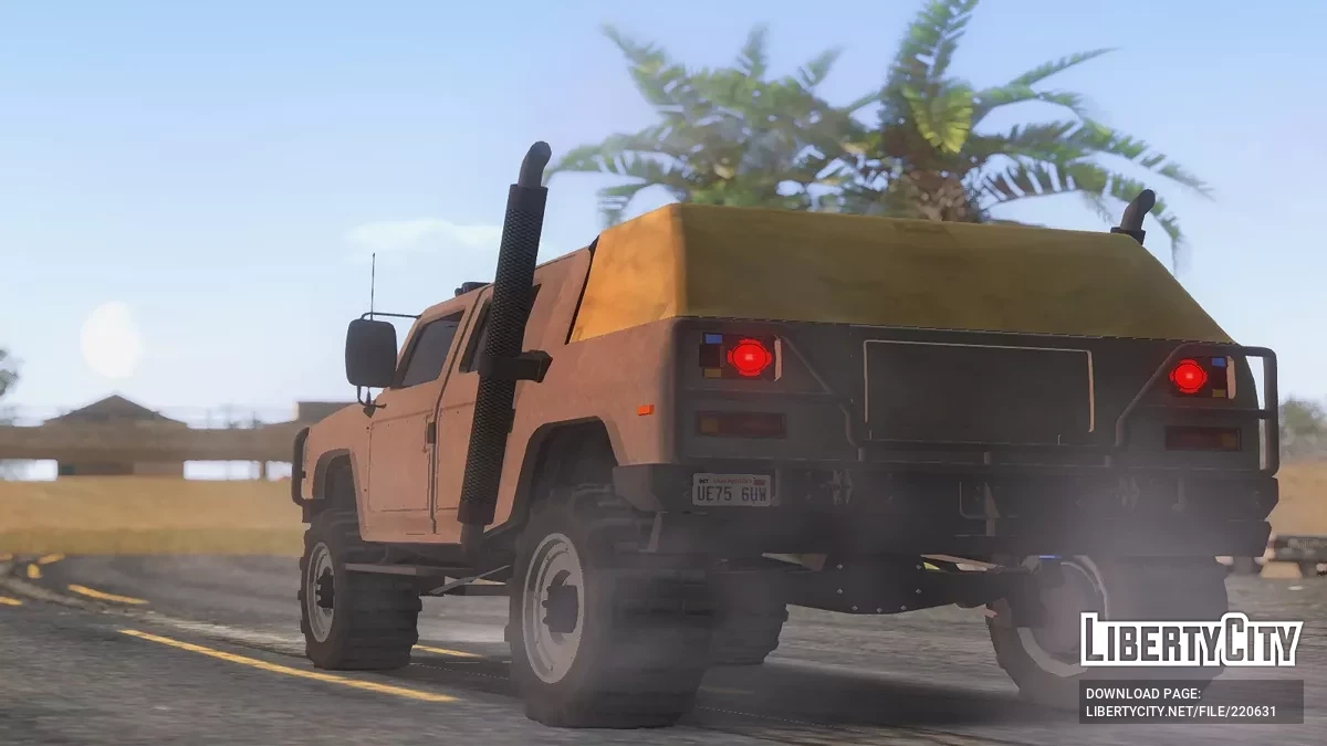 Mammoth Patriot Military (GTA V / Online) [HD Unvierse Style] [Only Vehfuncs] / GTA San Andreas