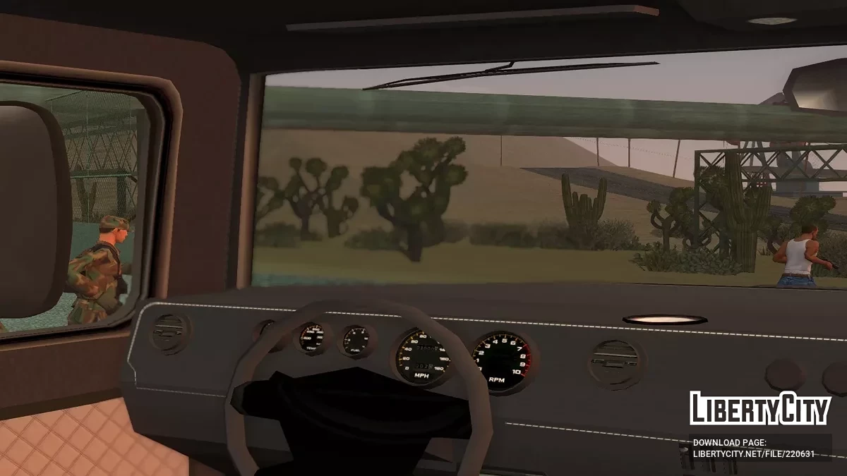 Mammoth Patriot Military (GTA V / Online) [HD Unvierse Style] [Only Vehfuncs] / GTA San Andreas