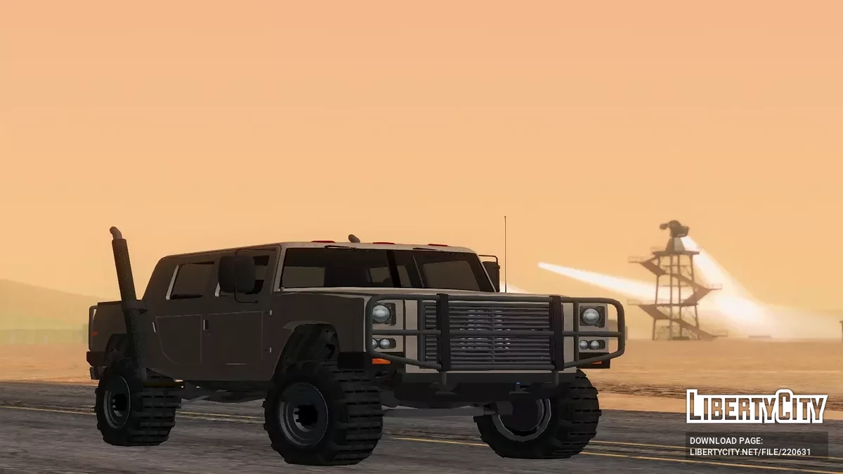 Mammoth Patriot Military (GTA V / Online) [HD Unvierse Style] [Only Vehfuncs] / GTA San Andreas