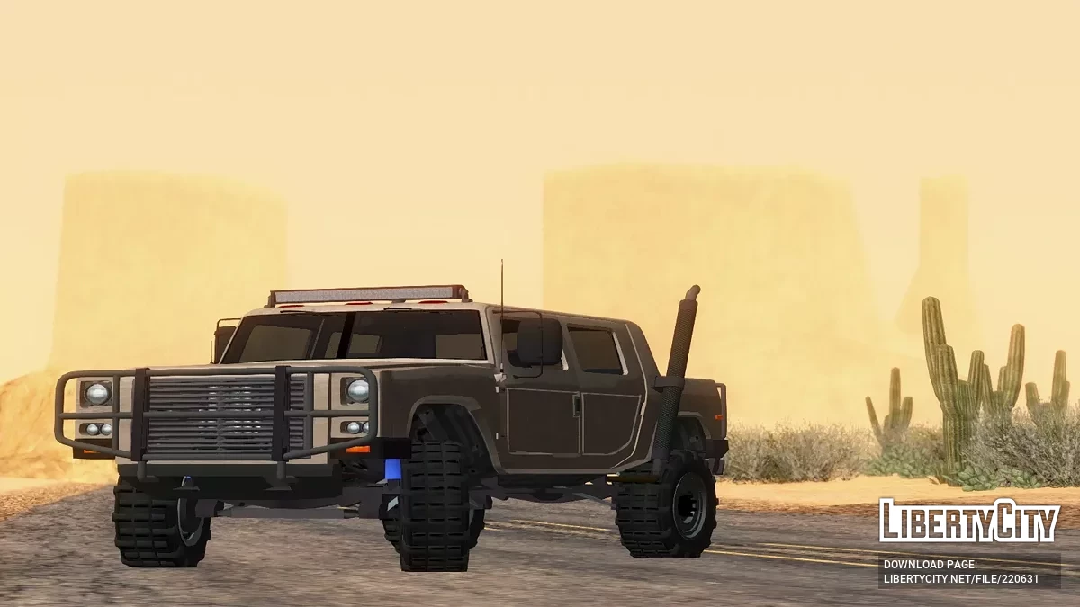 Mammoth Patriot Military (GTA V / Online) [HD Unvierse Style] [Only Vehfuncs] / GTA San Andreas