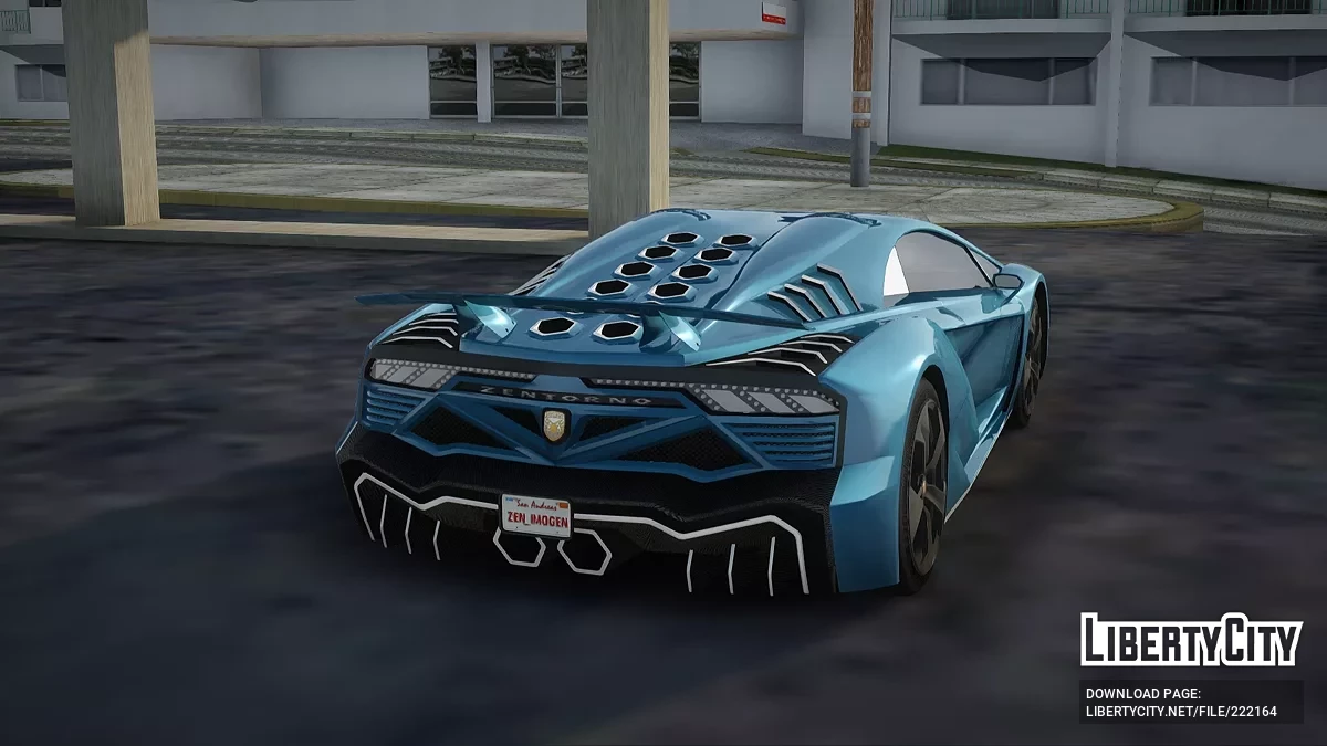 GTA 5 Pegassi Zentorno Zen's Edition / GTA San Andreas