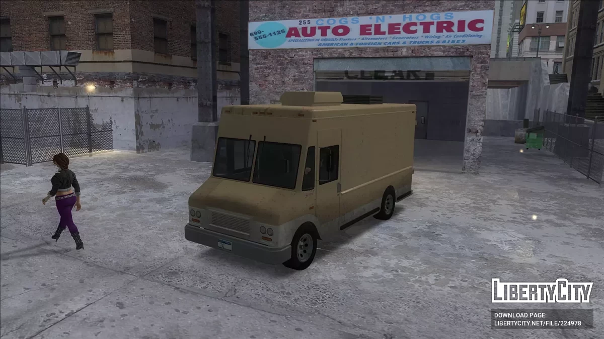 Brute Boxville من GTA 4 / جي تي إيه سان أندرياس