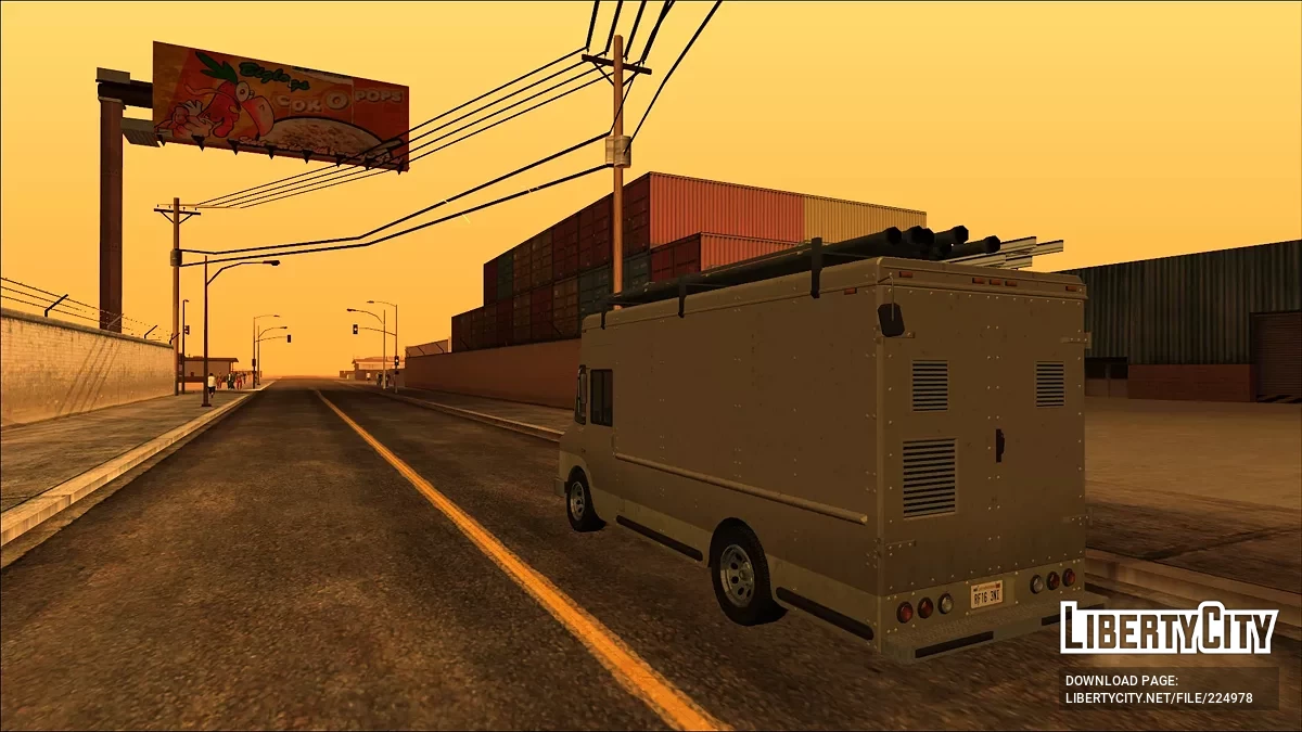 Brute Boxville من GTA 4 / جي تي إيه سان أندرياس