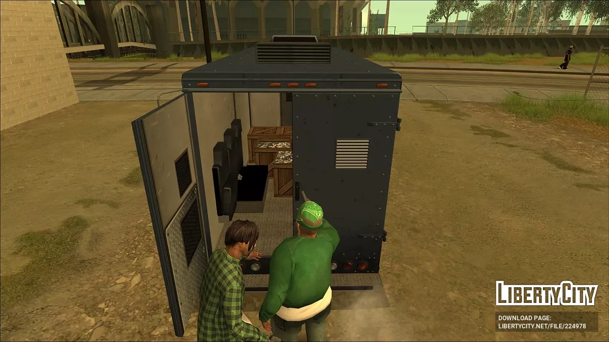 Brute Boxville من GTA 4 / جي تي إيه سان أندرياس