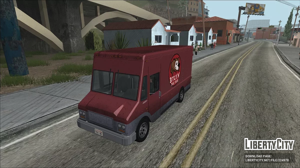 Brute Boxville من GTA 4 / جي تي إيه سان أندرياس