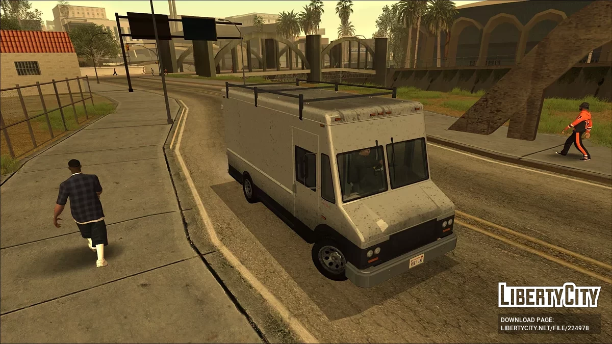 Brute Boxville من GTA 4 / جي تي إيه سان أندرياس