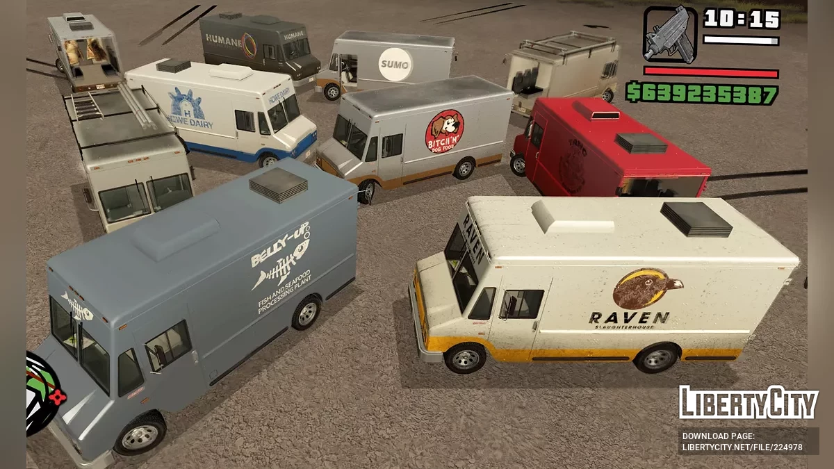 Brute Boxville من GTA 4 / جي تي إيه سان أندرياس