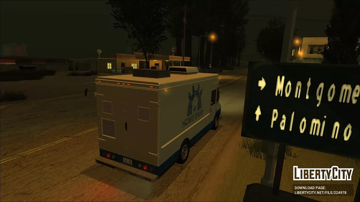 Brute Boxville من GTA 4 / جي تي إيه سان أندرياس
