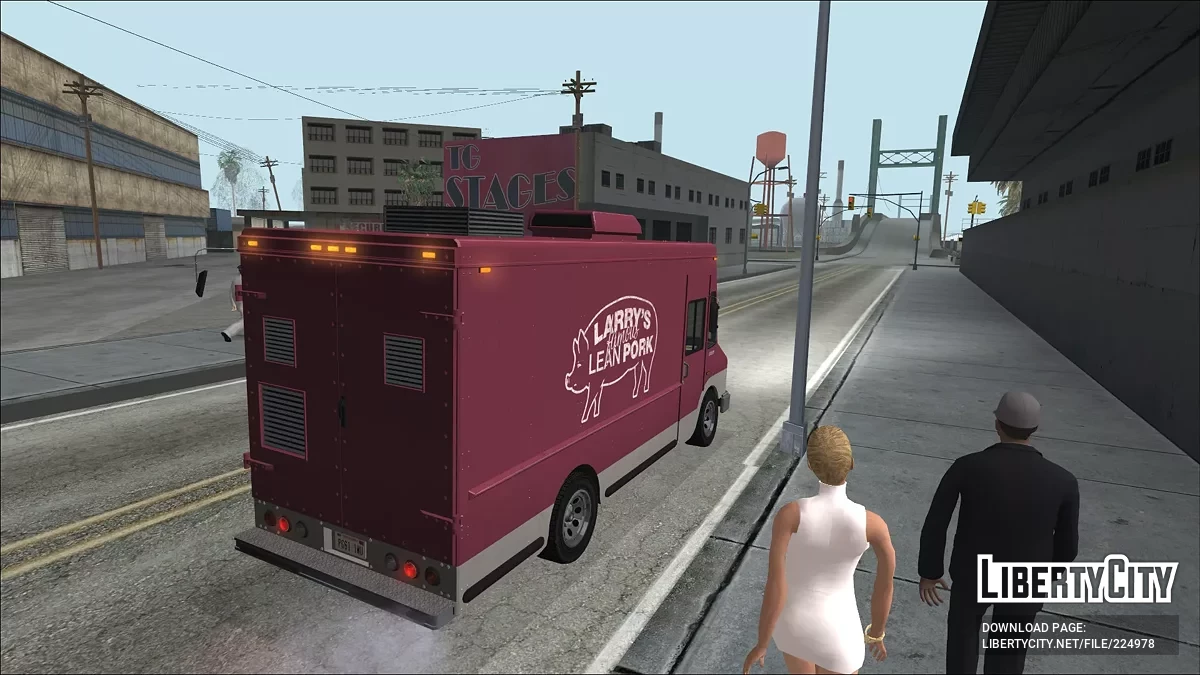 Brute Boxville من GTA 4 / جي تي إيه سان أندرياس