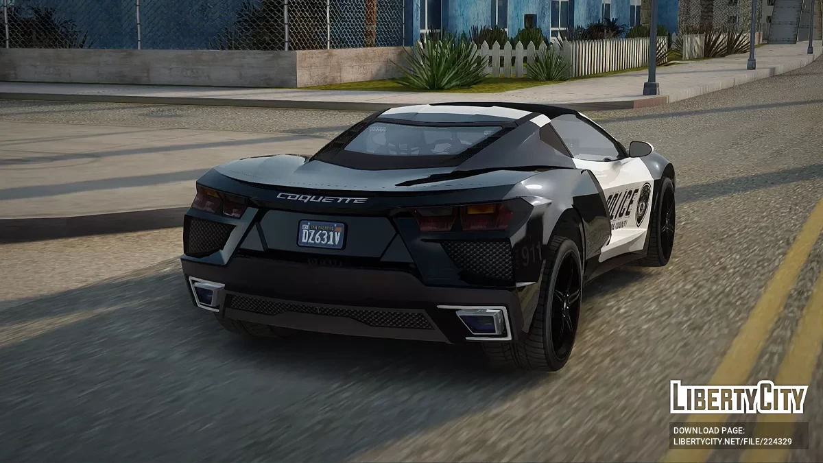 GTA 5 Invetero Coquette D10 Pursuit / GTA San Andreas