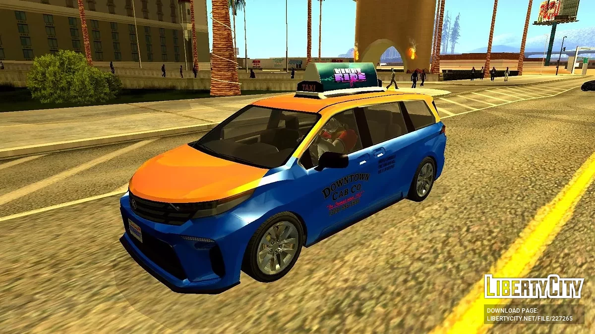 Таксі Karin Vivanite з GTA 5 / GTA San Andreas